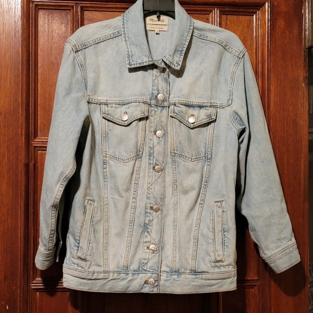 Madewell Oversized Trucker Denim Jacket Size XS